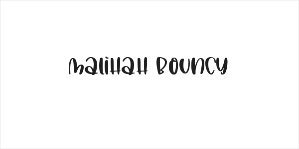 Malihah Bouncy Logo