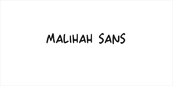 Malihah Sans Logo