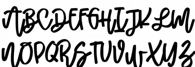 Malihah Script Polices MAJUSCULES