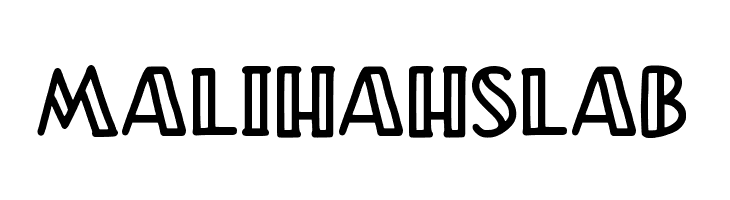 Malihah Slab  免费字体下载
