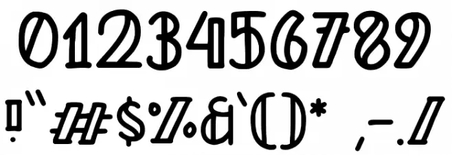 Malihah Slab Font OTHER CHARS