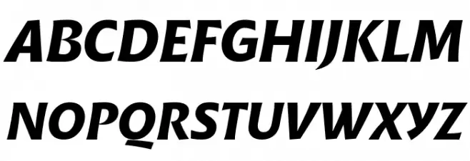 Malik Trial Bold Italic Font UPPERCASE