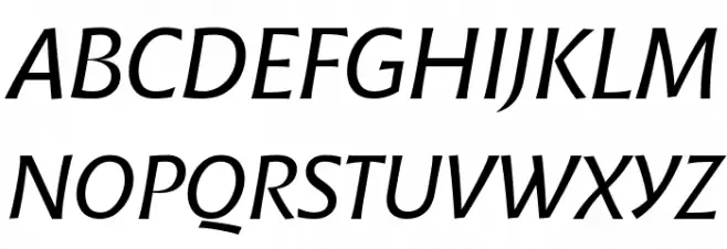 Malik Trial Italic Polices MAJUSCULES