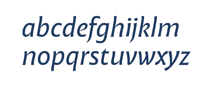 Malik Trial Italic Lowercase