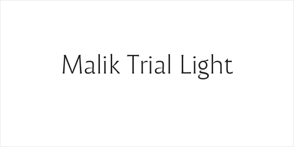 Malik Trial Light Logo