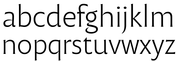 Malik Trial Light Font LOWERCASE