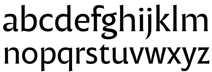 Malik Trial Regular Font LOWERCASE