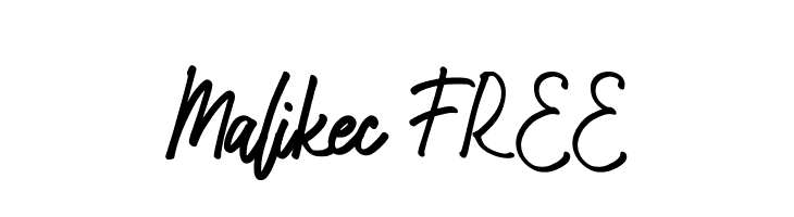 Malikec FREE  Frei Schriftart Herunterladen