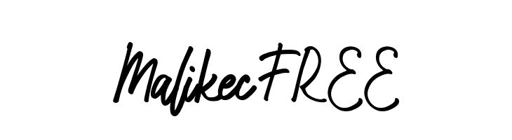 MalikecFREE  免费字体下载