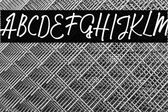 MalikecFREE Font examples