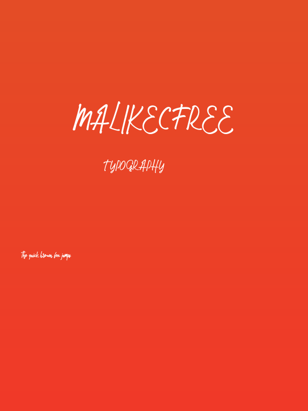 MalikecFREE Poster