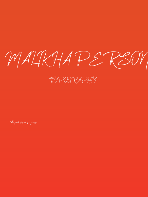 Malikha PERSONAL USE ONLY! Poster