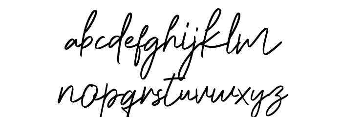 Malikha PERSONAL USE ONLY! Font LOWERCASE