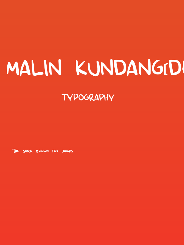 Malin Kundang[Demo] Poster