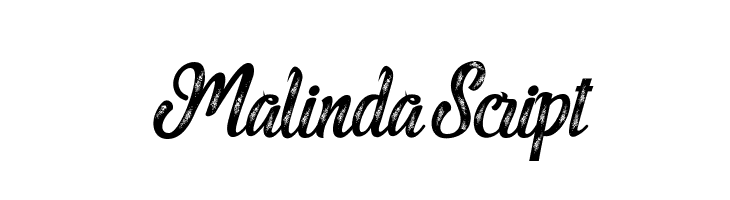 MalindaScript  フリーフォントのダウンロード