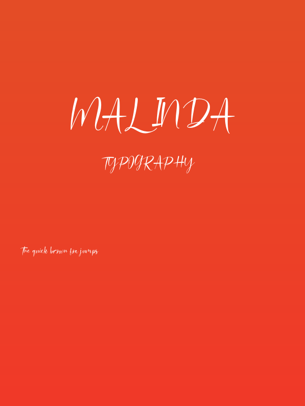Malinda Poster