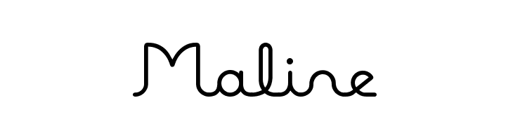Maline  नि: शुल्क फ़ॉन्ट्स डाउनलोड