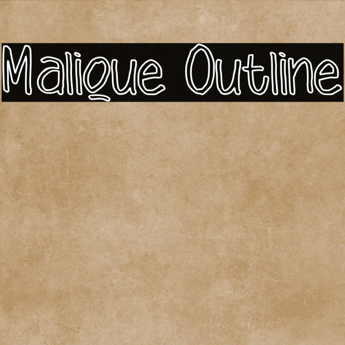 Malique Outline Example 3