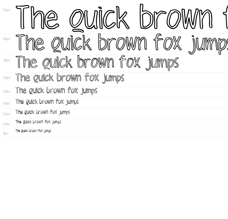 Malique Outline Waterfall