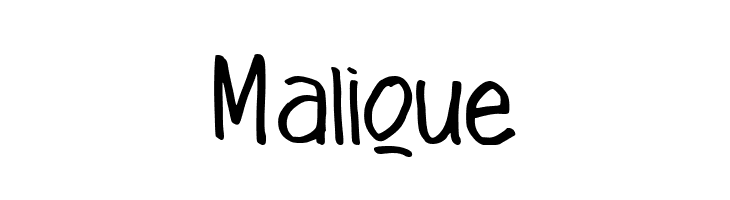 Malique  नि: शुल्क फ़ॉन्ट्स डाउनलोड
