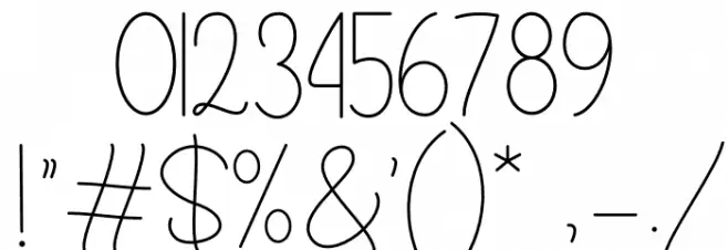 Malira Font OTHER CHARS