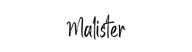 Malister  नि: शुल्क फ़ॉन्ट्स डाउनलोड