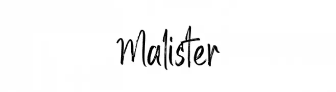 Malister  Descarca Fonturi Gratis