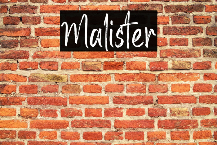 Malister Example 1