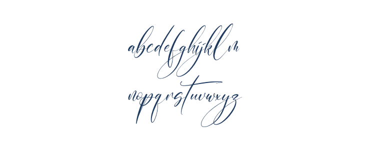 Malistera Italic Lowercase