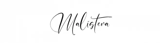 Malistera  नि: शुल्क फ़ॉन्ट्स डाउनलोड