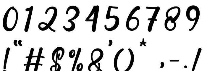 Malistiona Font OTHER CHARS