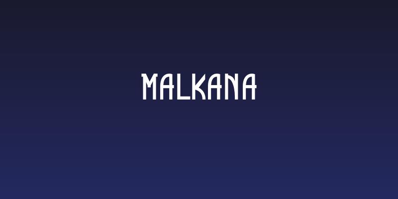 Malkana Social Header