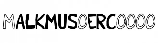 Malkmus_erc_001  Frei Schriftart Herunterladen