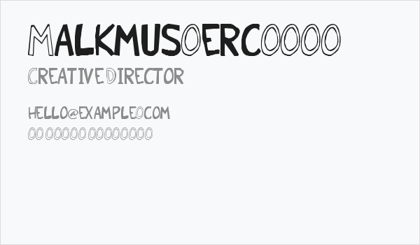 Malkmus_erc_001 Business Card