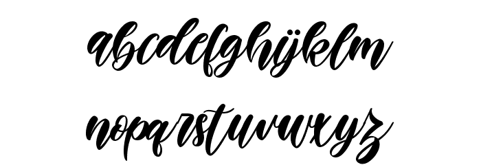 Mallaba Font LOWERCASE