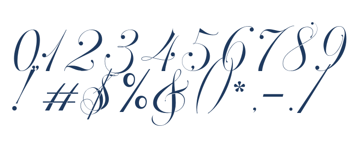 Mallaire-CalligraphyDemo Other Characters