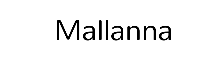 Mallanna Font
