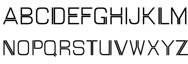 Mallary フォント 大文字