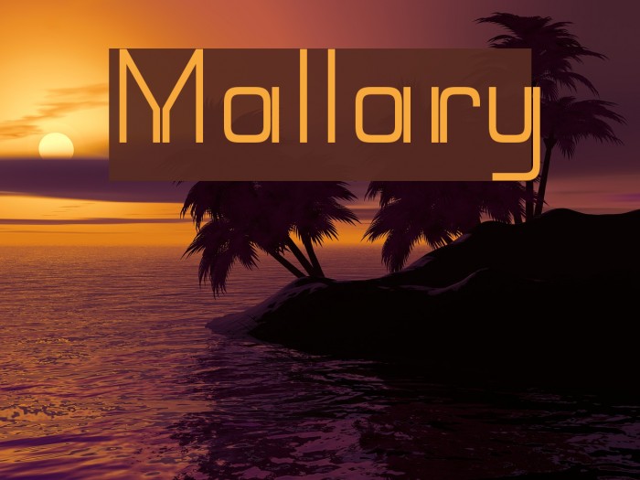 Mallary Font examples