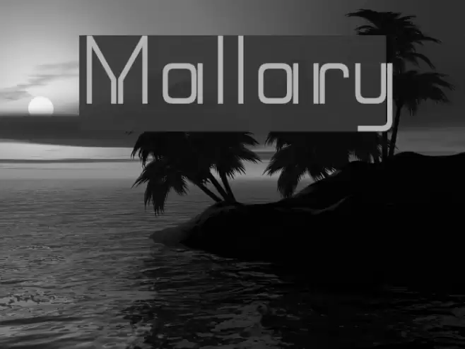 Mallary Font examples