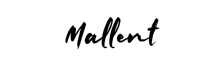 Mallent  フリーフォントのダウンロード