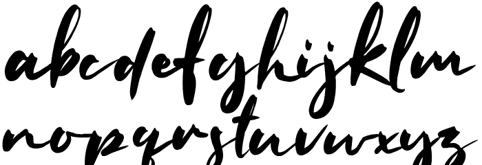Mallent Font LOWERCASE