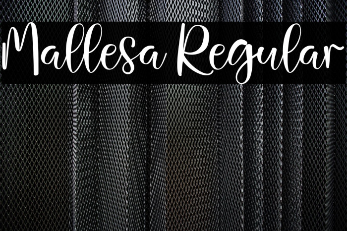 Mallesa Regular Example 1