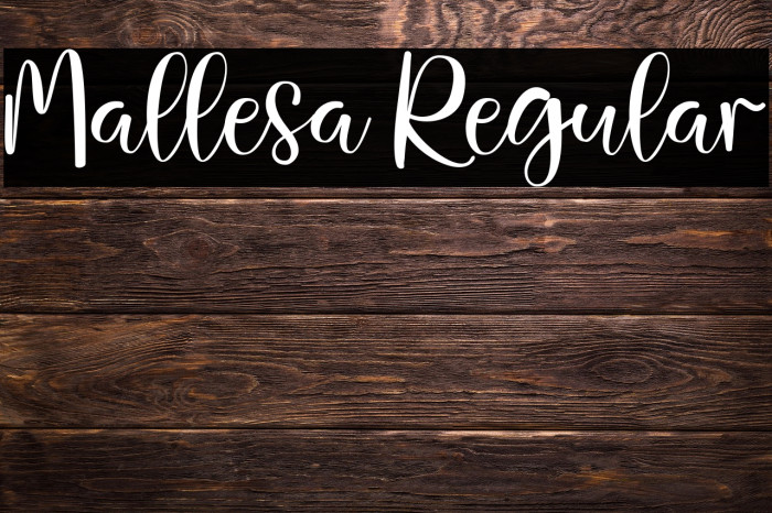 Mallesa Regular Example 2