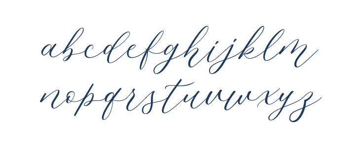 MalliandraScriptDEMO Lowercase