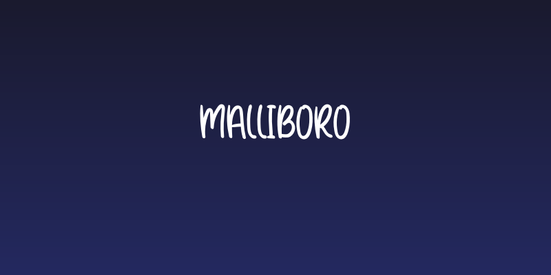Malliboro Social Header