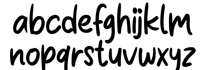 Malliboro Font LOWERCASE