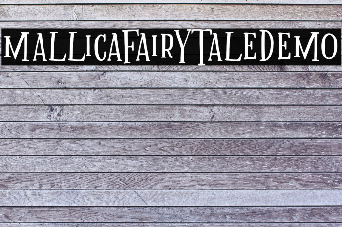 MallicaFairytaleDEMO Font examples