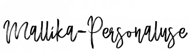 Mallika - Personal use  Frei Schriftart Herunterladen