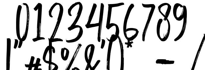 Mallika - Personal use Font Alte caractere